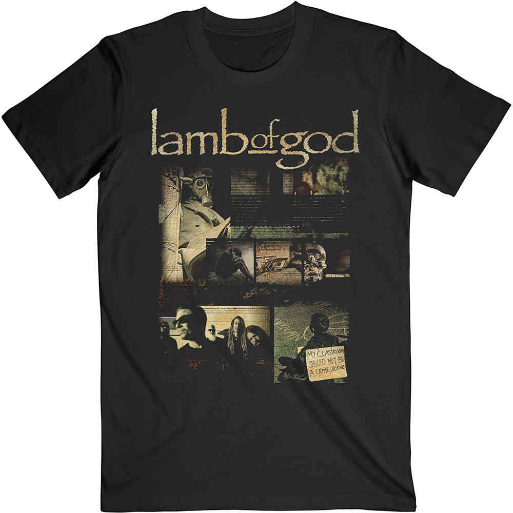 Lamb Of God - Album Collage Herren TShirt - Schwarz